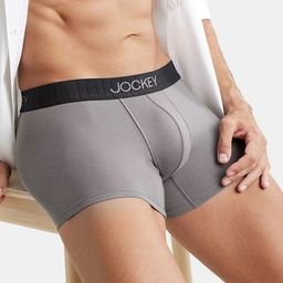 Jockey Men Charcoal Grey Solid Trunks IC32-0105-24
