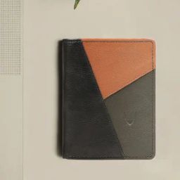 Hidesign Black & Tan Leather Rfid Bi-Fold Wallet for Men-39