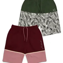 HELLCAT Kids Multicolor Printed Shorts (Pack Of 2)-picture-7