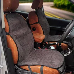 Elegant Black and Red Caper CoolPad Full Car Seat Cushion Set of 2-image-75