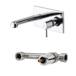 CERA Ripple Basin Spout Exposed Part and Concealed Part, F1017653 + F4055101 (Set of 2 Pcs)-23