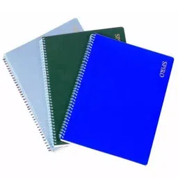 Oddy 14x22.5 cm Spiral Paper Note Pad Assorted for Student Use, SPCC3340-44