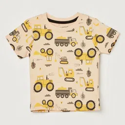 Juniors by Lifestyle Boys Graphic Printed Round Neck Short Sleeves Pure Cotton T-shirt-image-79