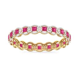 PC Jeweller Treasigh 18 kt Gold & Diamond Bangle-image-85