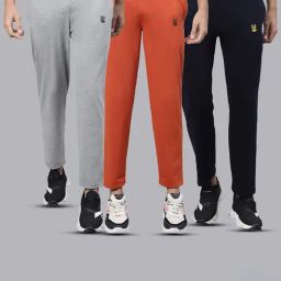 Vimal Jonney Multicolor Regular Fit Lounge Pants - Pack of 3-image-65