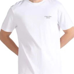 Calvin Klein Jeans Bright White Cotton Boxy Fit T-Shirt-image-35