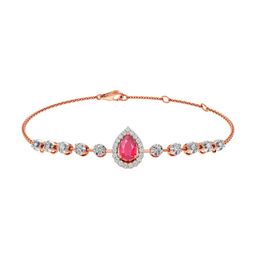 Joyalukkas Droplet Grace Diamond Bracelet-3.08 gm-picture-3