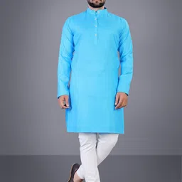 Attigo Men Regular Kurta with Pyjamas-image-5