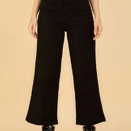 CEFALU Women Wide Leg High-Rise Cropped Jeans-picture-27