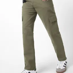 Urbano Fashion Men Regular Fit Solid Cargo Chino Pant with 6 Pockets Stretchable-picture-40