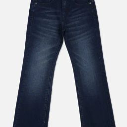 Pepe Jeans Boys Dark Blue Solid Bootcut Jeans-image-20