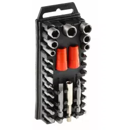 RS PRO 30 Piece , 1/4 in Socket Set Model No 2131005 image 2