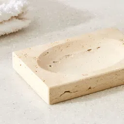 Home Centre Beige Marble Soap Dish-image-88