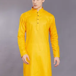 PulseIQ Men Thread Work Kurta-image-102