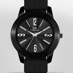 IIK COLLECTION Round Dial Adjustable Flexible Magnetic Lock Silicon Strap Watch-16