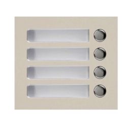 Aiphone GF-4P Four-Call Button Panel for the GF and GT Series Modular Multi-Tenant Entry Security System image 1
