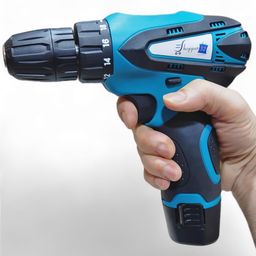 Shopper52 10MM Cordless Drill Kit Set - Blue | High Speed Battery Powered Wall Drilling Machine with 12V Li-ion Batteries | Dual Speed Keyless Chuck Drill Machine With Multiple Drilling Bits image 3