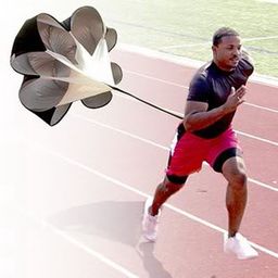 IRIS Fitness Speed Parachute Resistance Sprint Trainer - Speed Training Parachute Helps Maximize Acceleration and Top Running Speed Through Resistance and Overspeed Training image 2