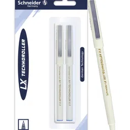 Luxor Schneider Technoroller Pack of 2 Ball Pen With German Technology - Blue Ink-picture-3
