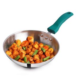 The Indus Valley Stainless Steel Fry Pan | 20.9cm/ 8.2 inch, 0.85Ltr, 0.46kg | Induction Friendly Frying Pan | 3-Layer Thick Bottom, 100% Toxin-Free, No Chemical Coating-25