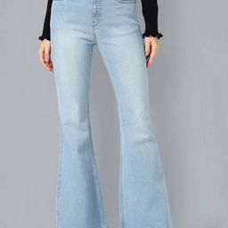 Stylecast X Kotty Women Bootcut High-Rise Stretchable Cotton Jeans-image-19