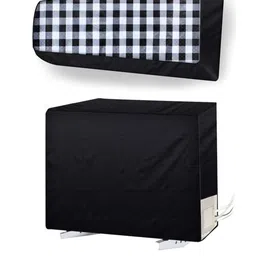 The Furnishing Tree Black Printed Air Conditioner Cover-picture-26