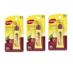 CARMEX Set Of 3 Cherry Lip Balm Tube With SPF 15 For Moisturizing - 10 g Each-44