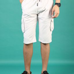 V-Mart Men Cotton Mid-Rise Cargo Styles Shorts-image-10