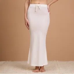 Nykd By Nykaa NYOE01 Mermaid Saree Petticoat Off-White-picture-24