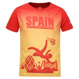 ALCIS Fifa Kids Red & Mustard Printed T-Shirt-image-43