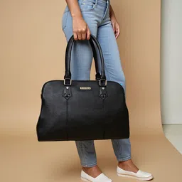 Toteteca PU Structured Shoulder Bag with Tasselled image 2