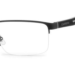 Carrera Matte Black Rectangular Optical Frames for Men image 2