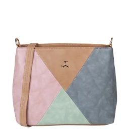 Mochi Beige Synthetic Color Block Sling Handbag-picture-37
