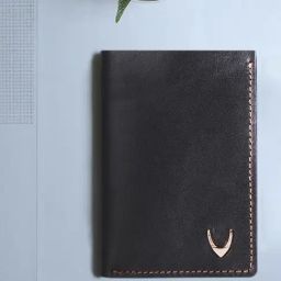 Hidesign Black Casual Leather Tri-Fold Wallet for Men-image-66
