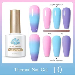 BORN PRETTY Thermal Color Changing Gel Nail Polish - 10ml - TG10-35