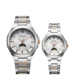 Titan 9400994209KM01 Modern Bandhan 7 Phase 1 Couple Analog Watch-44
