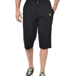 Vimal Jonney Black Regular Fit Capris-picture-14