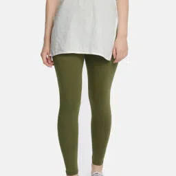 Dollar Missy Mehandi Green Cotton Leggings-picture-15