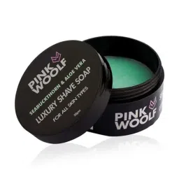 Pink Woolf Shaving Soap SeaBuckthorn & Aloe Vera Soap - 50 gm-10