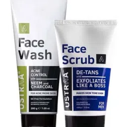 Ustraa Face Wash Oily Skin & De-Tan Face Scrub-30