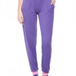 Dyca Purple & Pink Mid Rise Joggers-image-84