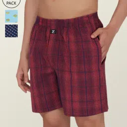 XYXX Multicolor Cotton Relaxed Fit Printed Boxers - Pack Of 3-image-95
