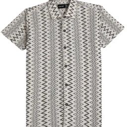 Cavio Boys Cream Cotton Printed Shirts-image-89