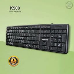 Zebion K500 Keyboard and Z70 Plus Mouse Combo Set with Pronto 101 USB Hub (Black) image 5