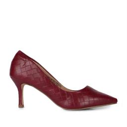 Van Heusen Women's Maroon Pump Shoes-image-41