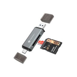 Portronics Mport 30 SD Card Reader for PCs & Smartphones SD card data. Grey-image-26