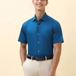 Allen Solly Blue Regular Fit Shirt-picture-3