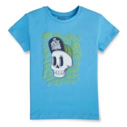 Gini & Jony Kids Blue Printed T-Shirt-picture-28