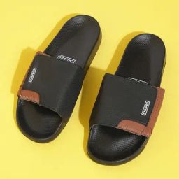 Chupps Men's Black Slides-81