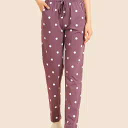 Sweet Dreams Purple Printed Lounge Pants-picture-22
